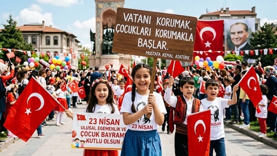 23 Nisan Ulusal Egemenlik ve Çocuk Bayramı Kutlu Olsun