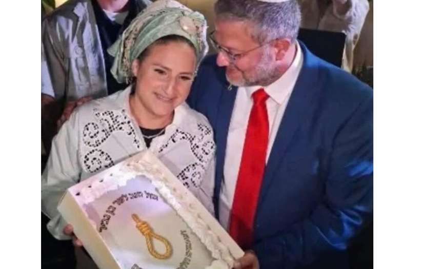 İnsan katletmek ruhlarına işlemiş; İsrailli bakan Ben-Gvir’e eşinden urganlı doğum günü pastası