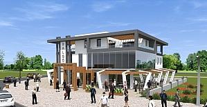 Başkan Çağlayan, ekskavatörle Balgöç binasını yıktı