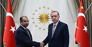 Cumhurbaşkanı Erdoğan Irak Meclis Başkanı Selim El Cuburi’yi kabul etti.