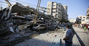 İsrail  F-16 uçakları Gazze'yi iki kez vurdu