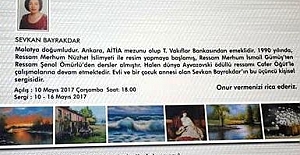 Sevkan Bayrakdar'ın 3. Kişisel Resim Sergisi