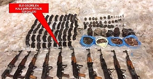 Kato Dağı'nda 22 mağarada çok sayıda PKK silahı ele geçirildi