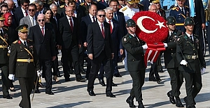 30 Ağustos tören manzaraları