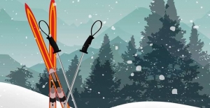 Yarıyıl tatilinde öğrencilere kayak öğrenme fırsatı