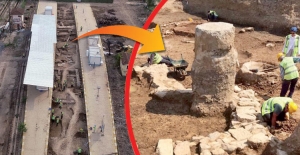 Haydarpaşa'da rayların altından tarih çıktı