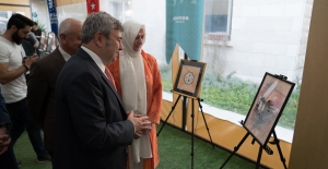 BUSMEK’ten Amman’da ebru sergisi