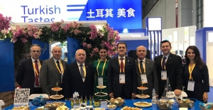 Çin ithalat fuarında Türk lezzetleri izdihamı