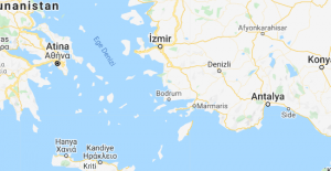 Marmaris açıklarında 5.4 büyüklüğünde Deprem!