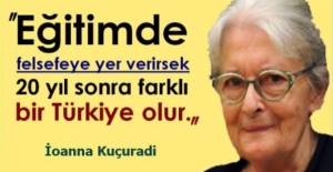 Dr. Mehmet Özdemir yazdı: "Hocaların Hocası Hocam İoanna Kuçuradi'ye.."