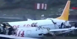 Sabiha Gökçen'de korku dolu anlar