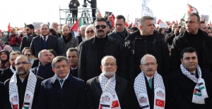 Yenikapı'da Büyük Kudüs Mitingi: 'Bugün Kudüs'e sahip çıkamazsak yarın İstanbul'u gündeme getirecekler'