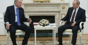 Cumhurbaşkanı Erdoğan, Rusya Devlet Başkanı Putin ile bir araya geldi
