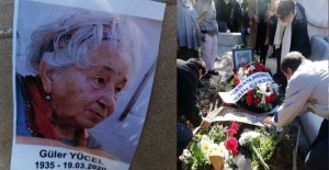 Ressam Güler Yücel, eşi Can Yücel'in yanı başında toprağa verildi