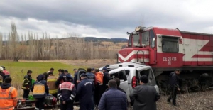 Uşak'ta tren kazası