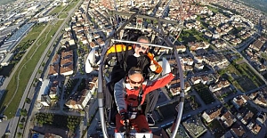Başkan Alper Taban Bayramı Gökyüzünden Kutladı