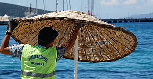 Bodrum'da plajlar 1 Haziran için hazırlanıyor