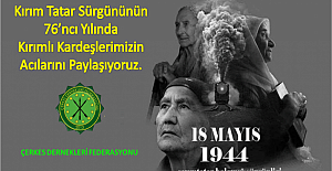 Çerkes Dernekleri Federasyonu: "Sürgünün 76’ncı yılında Kırımlı Kardeşlerimizin Acılarını Paylaşıyoruz"