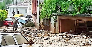 Bursa'da sel ve dolu felaketi: 2 Kişi sele kapılarak can verdi