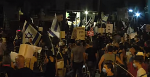 Kudüs'te Netanyahu'ya karşı 2.000 kişilik miting; 8 aşırı sağ protestocu tutuklandı