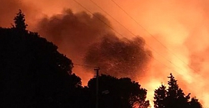 Ayvalık Şeytan Sofrası Mevkiinde Yangın!