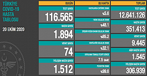 Korona virüste Ülkemizin son durumu