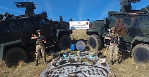 Bitlis kırsalında çok sayıda mühimmat ele geçirildi