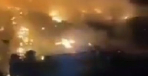 Lübnan’da Suriyeli mültecilerin kaldığı kamp ateşe verildi