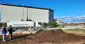 Nilüfer'de 8 bin ton budama atığı kompost gübre oldu