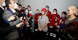 Kadın İtfaiye Eri Adayları kıran kırana yarıştı