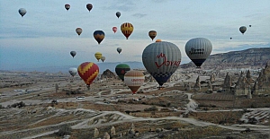 Kapadokya’da balon turları iptal edildi
