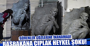 Netanyahu'ya 'çıplak heykel' şoku 