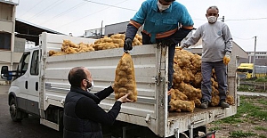 Nilüfer Belediyesi’nden patates üreticisine destek