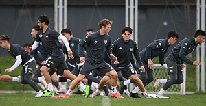 Bursaspor Altay karşılaşmasına hazır