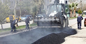 Mudanya'da yol yapım atağı