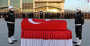 Ağrı'da şehit olan özel harekat polisinin naaşı memleketine uğurlandı