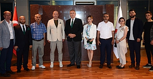 Gelecek Partisi Bursa İl Başkanı Alpaslan Yıldız'dan Bursaspor Yönetimine tebrik ziyareti