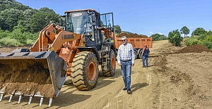 Karacabey Boğaz Yolunda çalışmalara hız verildi