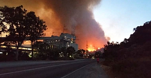 Korkulan yaşanıyor; Alevler Termik Santrale Ulaştı!..