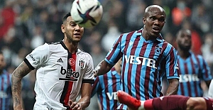 Trabzonspor, Beşiktaş'ı son dakika golüyle 2-1 yendi