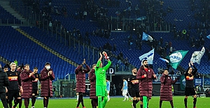 Galatasaray lider olarak tur atladı... UEFA Avrupa Ligi Lazio 0-0 Galatasaray