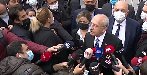 Kılıçdaroğlu, randevu verilmediği gerekçesiyle TÜİK binasına alınmadı