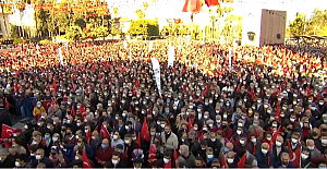  Kılıçdaroğlu ve Akşener, Mersin'de 10 binlere konuştu