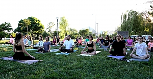 Altınşehir sakinleri yogada buluştu
