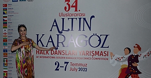 Bursa 34. Uluslararası Altın Karagöz Halk Dansları Yarışması başladı