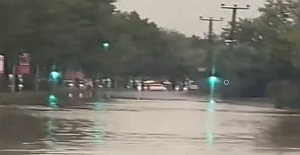 Bursa'yı sağanak vurdu: Ağaçlar devrildi, sokakları su bastı