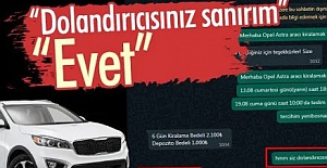 Dikkat! Araba kiralayanlara şeytanın aklına gelmeyecek tuzak