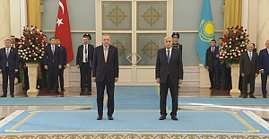 Cumhurbaşkanı Erdoğan Kazakistan'da