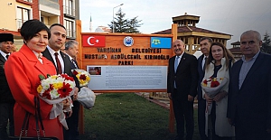 Kırıkkale Yahşihan'da Mustafa Abdülcemil Kırımoğlu Parkı açıldı