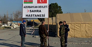 Azerbaycan, depremzedeler için sahra hastanesi kurdu